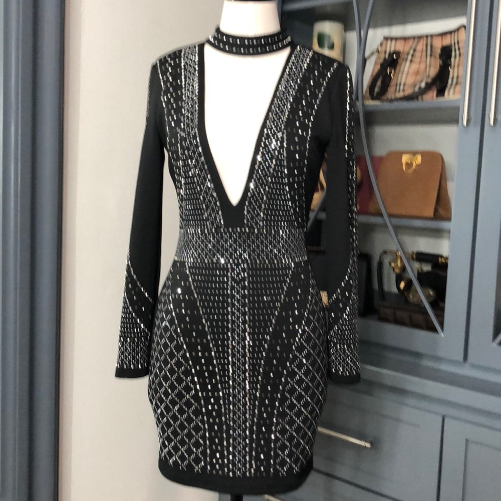 bebe alexa bl nk dress (NWOT)